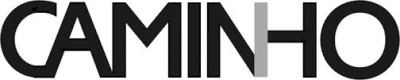 Logótipo com a palavra CAMINHO em preto e cinzento