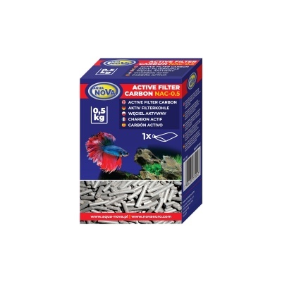 Caixa de filtro activo de carvão Aqua Nova NAC-0.5 para aquários