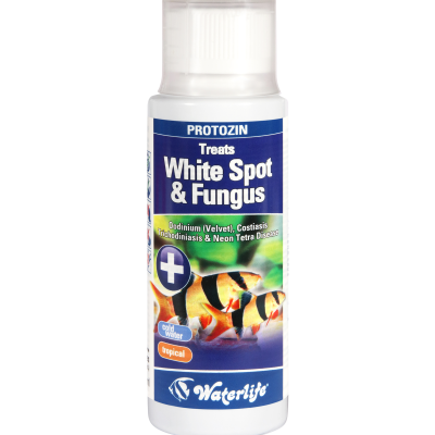 Frasco de tratamento para doenças de peixes Protozin White Spot & Fungus