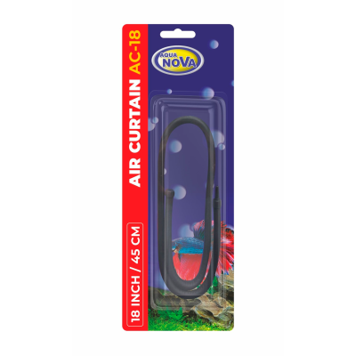 Cortina de ar para aquário Aqua Nova AC-18, 18 polegadas / 45 cm, em embalagem blister