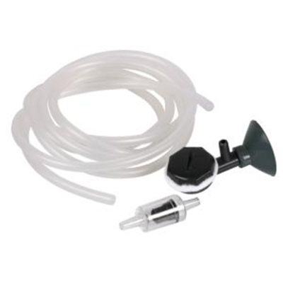 Conjunto de tubo transparente com ventosa e filtro