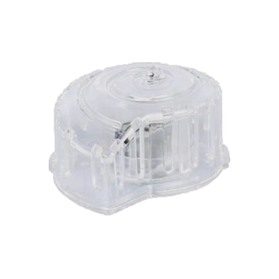 Produto plástico transparente com mecanismo interno