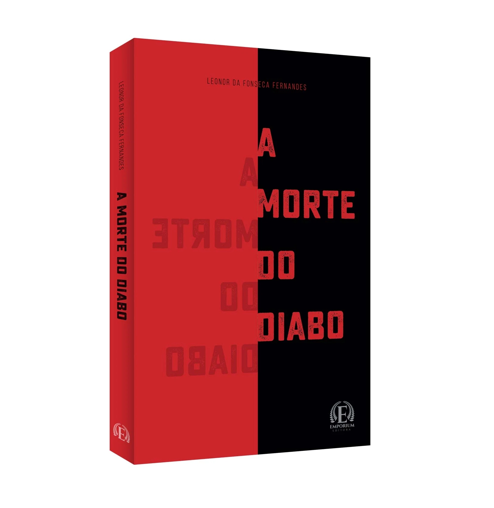 A Morte do Diabo Livro com capa vermelho e preta com título 'A MORTE DO DIABO' e nome do autor