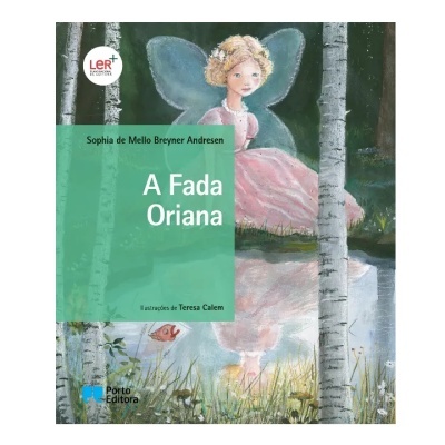 Capa do livro A Fada Oriana com ilustração de fada em floresta