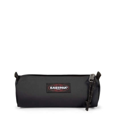 Estojo Eastpak preto com fecho e logótipo