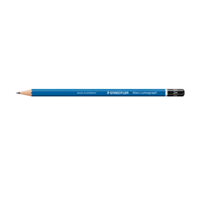 Lápis Staedtler Mars Lumograph 2H azul com apontado fino