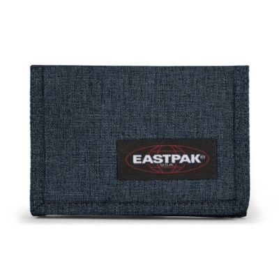 Carteira azul escuro de tecido EASTPAK com etiqueta visível