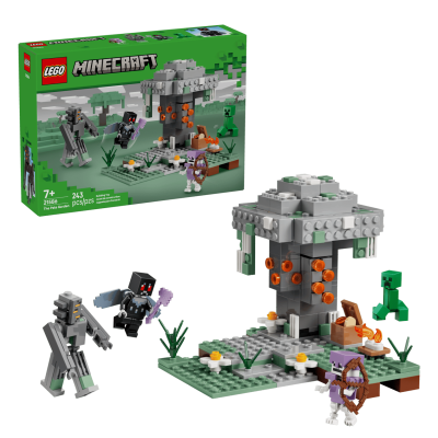 Brinquedo LEGO Minecraft The Pale Garden com figuras e estrutura para montar