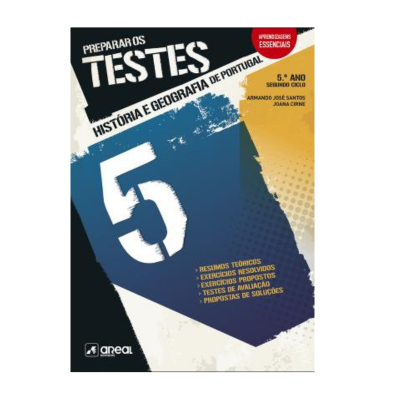 Capa de livro escolar em azul, branco e amarelo com título e autores