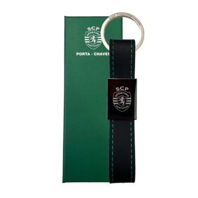 Porta-chaves SCP Sporting Portugal com caixa verde