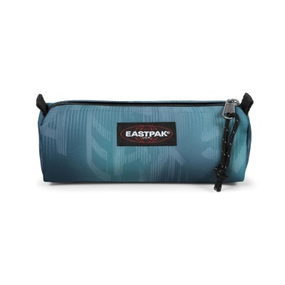 Necessaire azul com fecho de correr e logótipo EASTPAK