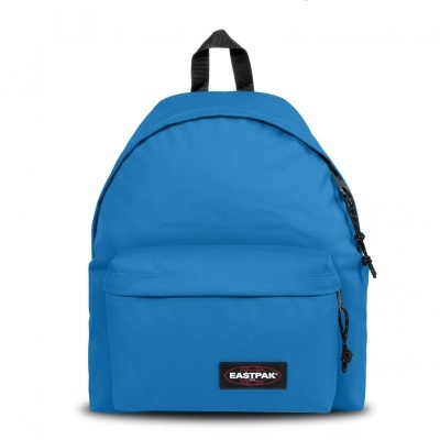 Mochila azul EASTPAK com bolso frontal e alça preta