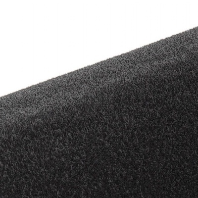 Superfície texturada preta, material felpudo