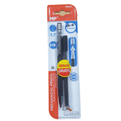 Porta-minas preto com pacote de minas HB 2.0 mm