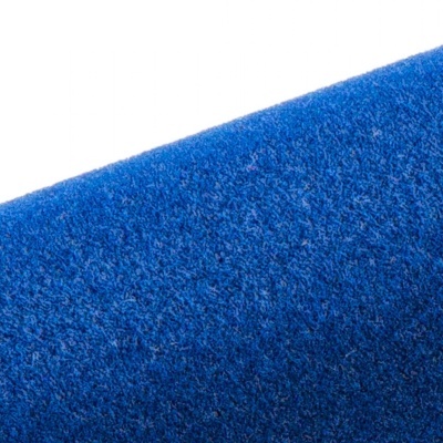 Tecido felpudo azul texturizado