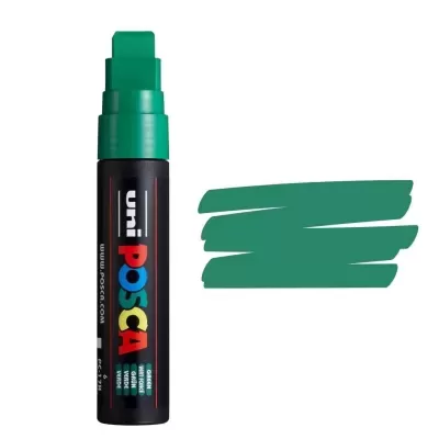Marcador Posca uni verde com ponta de 15 mm