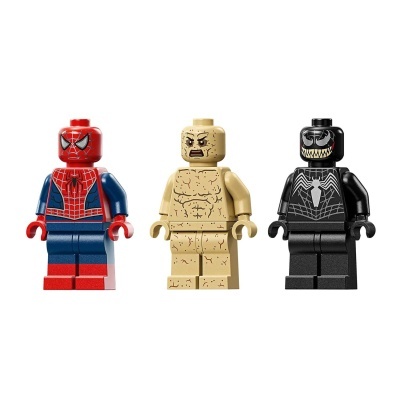 Bonecos LEGO Spider-Man, Venom e personagem bege