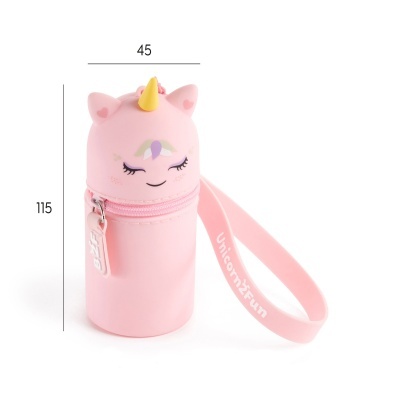 Estojo rosa em forma de unicórnio com alça Unicorn2Fun