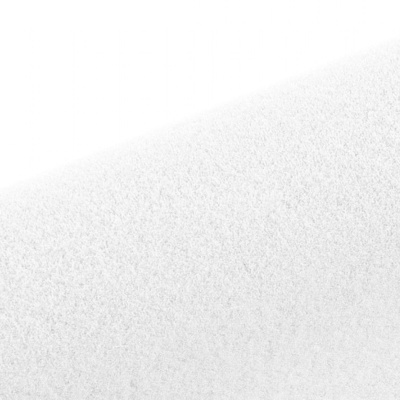 Folha de papel branco com textura granulada