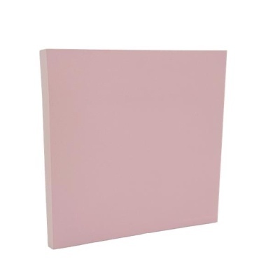 Painel quadrado rosa liso