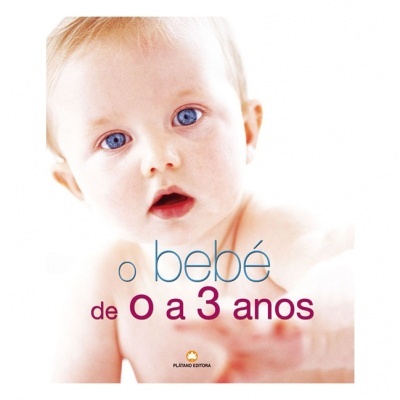 Capa de livro com bebé e texto 'o bebé de 0 a 3 anos'