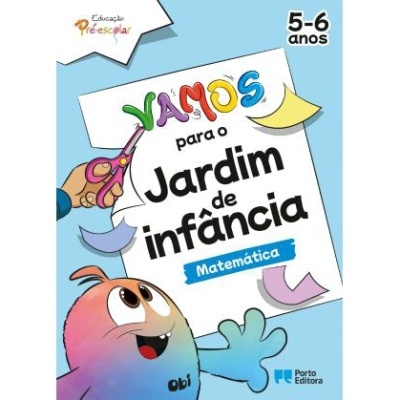 Capa de livro infantil educação pré-escolar matemática 5-6 anos