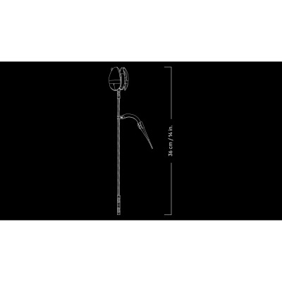 Modelo técnico de dispositivo médico com dimensões