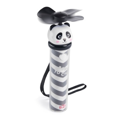 Ventoinha portátil com cabeça de panda e hélices