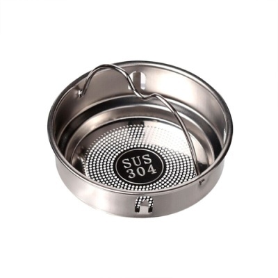 Espremedor de sumo redondo em inox com texto SUS 304