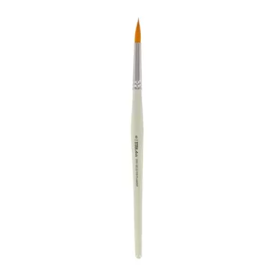Pincel de pintura branco com ponta fina e dupla