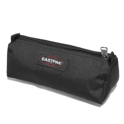 Estojo escolar preto Eastpak em tecido com fecho de correr