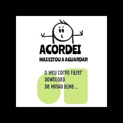 Ilustração a preto e branco com texto motivacional em português sobre fundo branco e destaque verde.