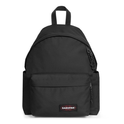 Mochila preta EASTPAK com bolso frontal e alças ajustáveis