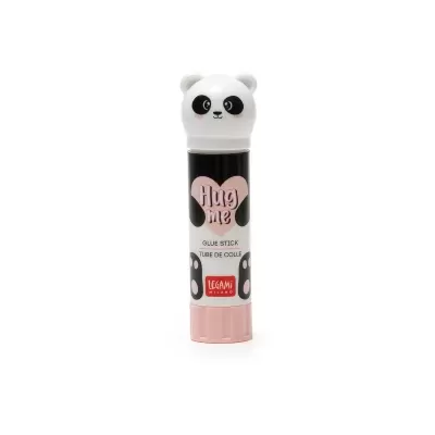 Cola em stick design panda com texto Hug me