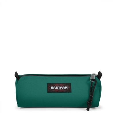Estojo escolar verde EASTPAK com fecho preto e cordão