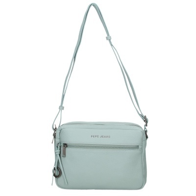 Mala tiracolo azul clara com fecho e alça ajustável PEPE JEANS