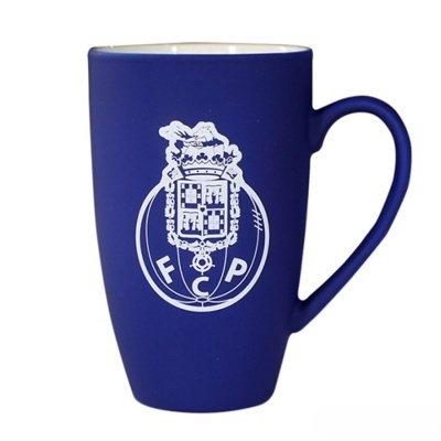 Caneca azul com logótipo FC Porto branco