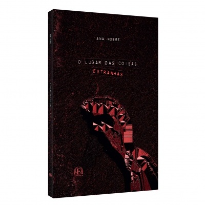 Capa de livro preto e vermelho com título e autor visíveis