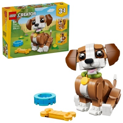 LEGO Creator 3 em 1 cachorro de brinquedo com acessórios