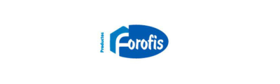 Logótipo Porofis em azul e branco