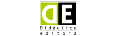 Logótipo da Didáctica Editora com letras D e E