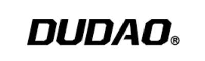Logótipo DUDAO em branco e preto