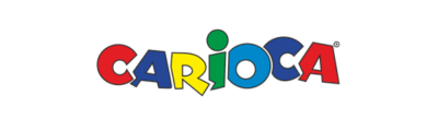 Logotipo colorido da marca CARIOCA