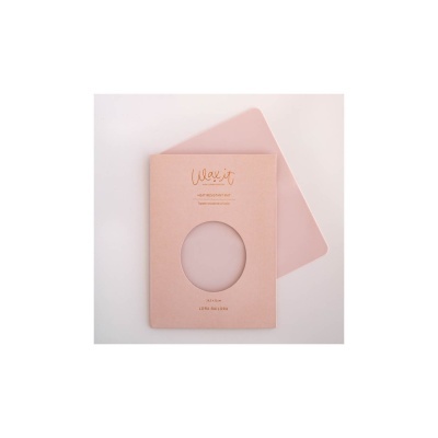 Capa cor-de-rosa para álbum ou moldura com recorte circular e texto dourado
