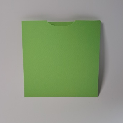 Envelope verde claro com textura