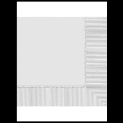 Tecido branco com padrão de linhas paralelas cinza formando moldura