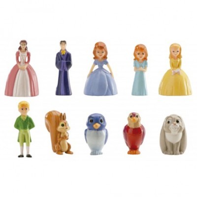 Conjunto de 10 figuras de brinquedo coloridas