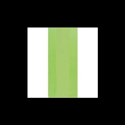 Toalha retangular verde clara de tecido liso