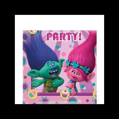 Bonecos de personagens de desenho animado coloridos com a palavra PARTY!