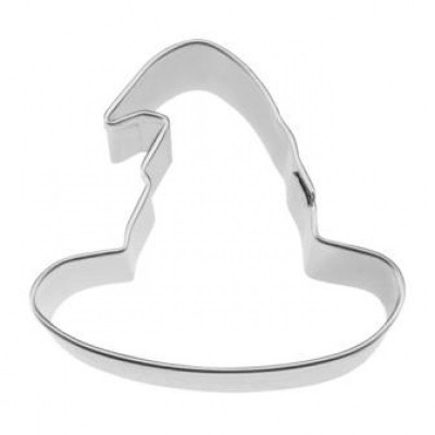 Forma metálica em forma de chapéu pontudo para cortar massas